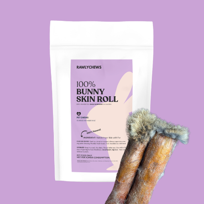 Rabbit Skin Roll (with Fur)