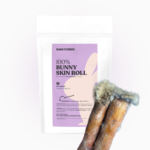Rabbit Skin Roll (with Fur)